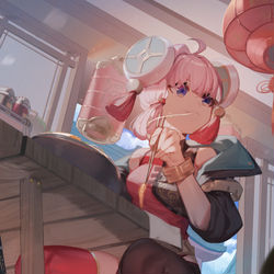 This is a pixiv picture whose title is 榴火.