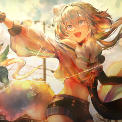 This is a pixiv picture whose title is お散歩！.