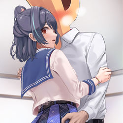 This is a pixiv picture whose title is ギャル凛世２.