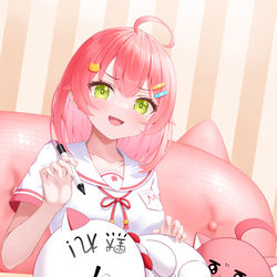 This is a pixiv picture whose title is さくらみこ.