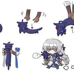 This is a pixiv picture whose title is 브로제레 냥.