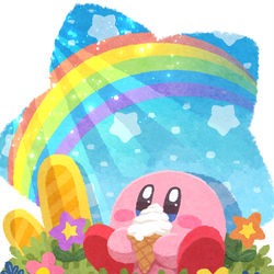 This is a pixiv picture whose title is ソフトクリーム.