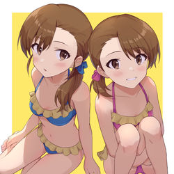 This is a pixiv picture whose title is 双海亜美 双海真美生誕祭2023.