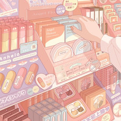 This is a pixiv picture whose title is 💄♡.