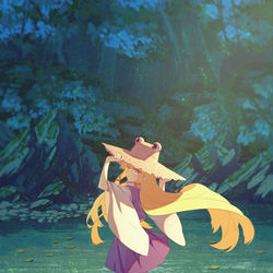 This is a pixiv picture whose title is 诹访子.