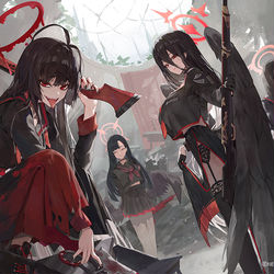 This is a pixiv picture whose title is 正義実現委員会.