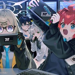 This is a pixiv picture whose title is ヴェリタスの平和な？ひととき.