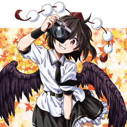 This is a pixiv picture whose title is 射命丸文.