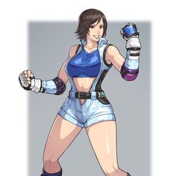 This is a pixiv picture whose title is 風間飛鳥.