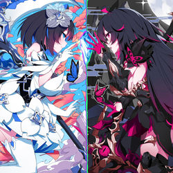 This is a pixiv picture whose title is 折叠日月.