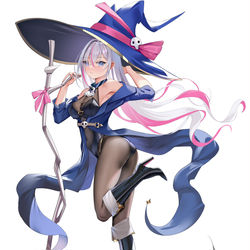 This is a pixiv picture whose title is 《透明的魔女》─【黑犬】.