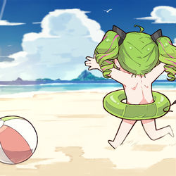This is a pixiv picture whose title is 夏だぁぁぁ！！！.