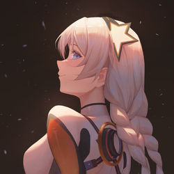 This is a pixiv picture whose title is "我还是那个笨蛋琪亚娜~“.