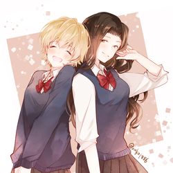 This is a pixiv picture whose title is リボ女子つめあわせ.