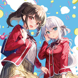 This is a pixiv picture whose title is 紗音と燎子.