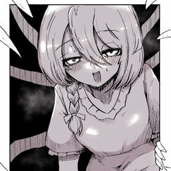 This is a pixiv picture whose title is 「こんにちはァ」.