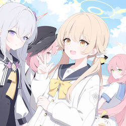 This is a pixiv picture whose title is 补习部.