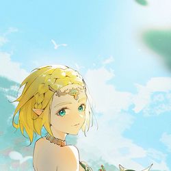 This is a pixiv picture whose title is 塞尔达公主.