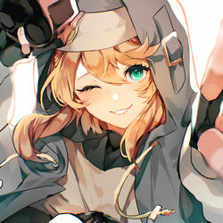 This is a pixiv picture whose title is ブリジット.