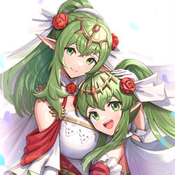 This is a pixiv picture whose title is 花嫁チキ.
