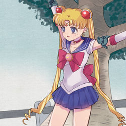 This is a pixiv picture whose title is 【IFシチュ】標的になるセーラームーン【ピュアな心】.