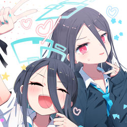 This is a pixiv picture whose title is ｷﾞｬﾙｱﾘｽ💙ｷﾞｬﾙｹｲ❤.