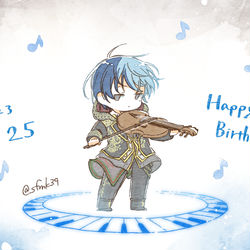 This is a pixiv picture whose title is 冬弥ｸﾝハピバ！！！！🎂🎉.