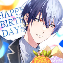 This is a pixiv picture whose title is 冬弥くんお誕生日おめでとう2023！.