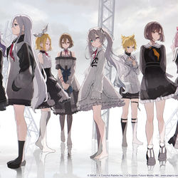 This is a pixiv picture whose title is 25時、ナイトコードで。『moment』.
