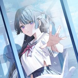 This is a pixiv picture whose title is 私もあんな風に.