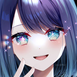 This is a pixiv picture whose title is 黒川あかね.