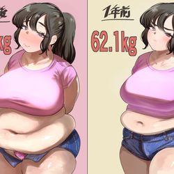 This is a pixiv picture whose title is 姉妹　ゆなのBefore after.