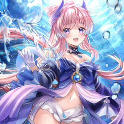 This is a pixiv picture whose title is 心海.