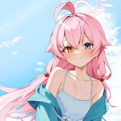 This is a pixiv picture whose title is 水着ホシノ.