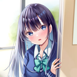 This is a pixiv picture whose title is 「お昼一緒に食べよ…？」.