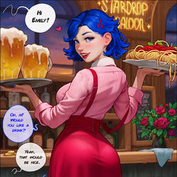 This is a pixiv picture whose title is Emily at work!.