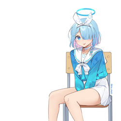 This is a pixiv picture whose title is Arona.