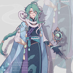 This is a pixiv picture whose title is 白先生.