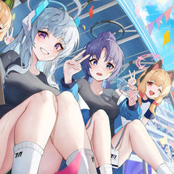This is a pixiv picture whose title is 晄輪大祭.