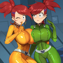 This is a pixiv picture whose title is Frankie Foster cosplay.