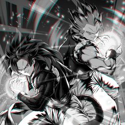 This is a pixiv picture whose title is 最強×最強.