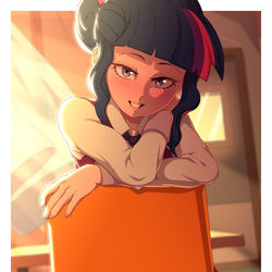 This is a pixiv picture whose title is Sci-Twi.