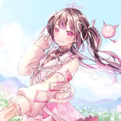 This is a pixiv picture whose title is 手繋ぎ.