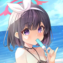 This is a pixiv picture whose title is 水着マシロ.