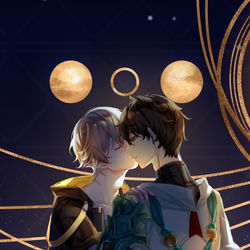 This is a pixiv picture whose title is SURROUNDED BY STARS.