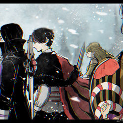 This is a pixiv picture whose title is 王様.