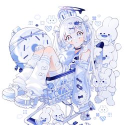 This is a pixiv picture whose title is 「む」.
