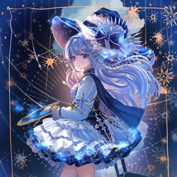 This is a pixiv picture whose title is いつか見た絵の中へ(全身版).