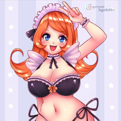 This is a pixiv picture whose title is モナ(メイドインワリオ)  Gumroad Sale.