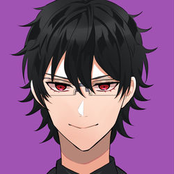 This is a pixiv picture whose title is 黒レオス.